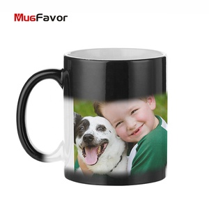 Caneca Mágica Personalizada MugFavor de Fábrica para Café ou Água 11OZ em Cerâmica para Sublimação MBS11-K - Venda por Atacado - Product Image 3