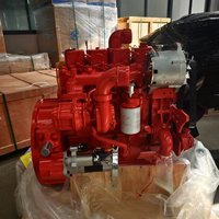 Motor Cummins DCEC 3.9L para Automóvil, 4 Cilindros, Motores Diésel B140 Tier3 con Ventilador de Embrague y Compresor de Aire