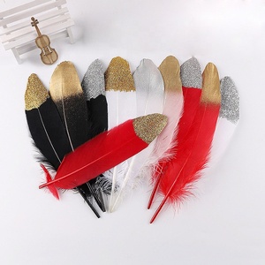 Plumas de Ganso Nagorie Doradas y Plateadas de Alta Calidad, 15-20CM, para Decoración de Sombreros y Pendientes, <span class=keywords><strong>Precio</strong></span> de Fábrica - Product Image 6