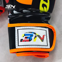 Gants de boxe BN 6oz pour enfants, gants d'entraînement en cuir pour arts martiaux et accessoires de fitness, boxhandschuhe