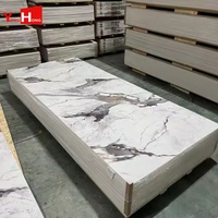 La Chine fabrique différentes couleurs feuille de marbre PVC feuille de plastique UV pliable étanche