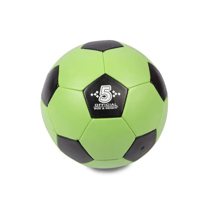 Toptan boyutu 5 resmi futbol topları ile özel LOGO profesyonel PVC futbol eğitimi