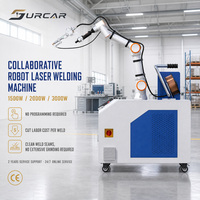 Robot collaboratif de soudage laser 1500W industriel, charge utile de 20 kg, bras robotique à 6 axes pour structure en acier, certifié CE