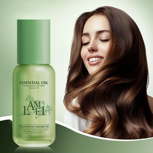 <span class=keywords><strong>Extrait</strong></span> lissant pour cheveux bouclés avec gingembre et huile d'arbre à thé, peptides réparateurs, huile essentielle hydratante pour cheveux abîmés - Product Image 1