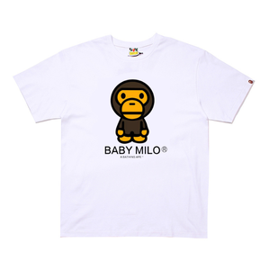 Maglietta Bapees con Stampa Lettering Versione 999.1, Pronta Consegna, T-shirt Uomo Trendy con Stampa Scimmia, Maglietta Bapees di Design alla Moda, Vendita Calda - Product Image 6