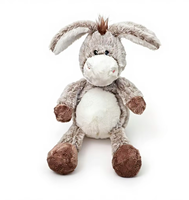 Peluche âne, animal en peluche, personnage burro pour collection, cadeau, divertissement ludique, logo personnalisé, service OEM ODM en gros