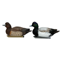 Décoration de jardin réaliste, écologique, résistante à l'eau, style canard flottant bleu en HDPE