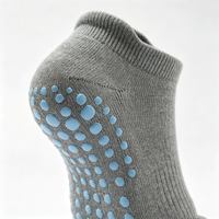 Chaussettes de yoga antidérapantes personnalisées avec logo, en Spandex, Nylon et Coton, à haute élasticité, avec grip sous le pied, pour femmes