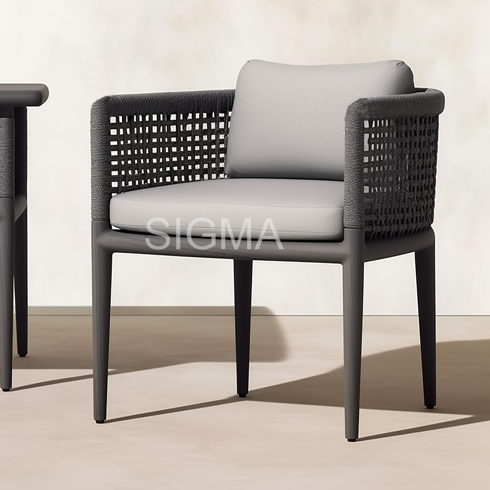 Outdoor Garden Modern Outdoor Furniture Set  Waterproof Cloth Aluminum Garden Sofa Set Outdoor