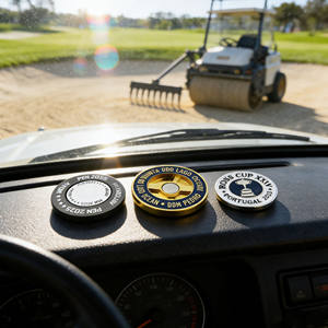 Meilleures ventes, qualité supérieure d'usine : Breloques gaufrées, jetons de poker métalliques personnalisés, marqueurs de balle de golf pour logo - Product Image 2