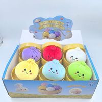 Pendentif Peluche Populaire en Forme de Boulette, Jouet à Presser Anti-Stress à Rebond Lent, Poupée Douce à Pincer, Boîte Mystère, Cadeau de Fête pour Enfants et Adultes