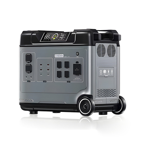 สถานีไฟฟ้าพกพาใหม่ขายส่ง 110v 220V สำหรับใช้งานกลางแจ้ง 3000w 200w พร้อมแผงโซลาร์เซลล์ MPPT สำหรับตั้งแคมป์ - Product Image 1