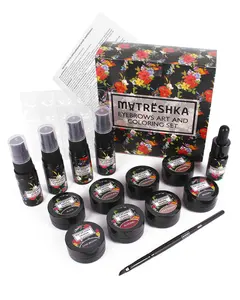 Kit For Brows Tinting For 100 Procedures of Architecture And Coloring With 7 Different Colors Best Beauty Supplier Wholesale