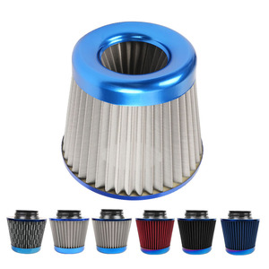 Filtro de aire de 76 mm de alto flujo con cabezal tipo hongo universal para modificación y mejora de automóviles - Product Image 1