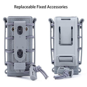 Tactical 9Mm Mag Drager <span class=keywords><strong>Holster</strong></span> Soft Shell Taille Tas Molle Clip Magazine Pouch Houder Voor Schieten Jacht - Product Image 5