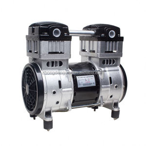 เครื่องอัดอากาศแบบลูกสูบไร้น้ำมัน 220V 550W เงียบ พกพาสะดวก พร้อมถังเก็บลม มอเตอร์เครื่องยนต์ ใช้แก๊ส ใช้ไฟ AC เสียงเบา หล่อลื่นง่าย - Product Image 1