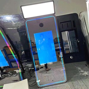 Cabina de Fotos Mágica 2026 Infinity Self Air Video Studio Box con Fondo Ovalado, Cámara, Impresora y Espejo para Selfies - Product Image 6