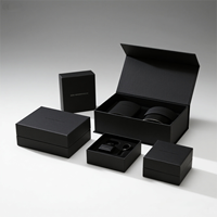Caja de Regalo Magnética Personalizada al por Mayor con Logotipo, Ecológica, Reciclable, con Asa, de Cartón Rígido Gris, para Calcetines, Estilo Moderno
