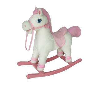 O ODM do OEM bebê caçoa o passeio de madeira de balanço do cavalo animal de pelúcia - Product Image 1