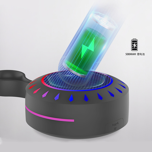 RGB Light Outdoor Stereo Bass Sound Box Mini Portable Waterproof Wireless Party Speaker BT Speaker for BT Speaker