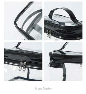 Transparent <b>Makeup</b> <b>Bag</b> for Female Internet Celebrity <b>Large</b> Capacity Travel Girl Waterproof Toiletry <b>Bag</b> Cosmetic Storage <b>Bag</b> - Product Image 5