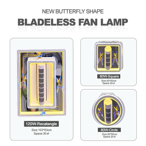 Hiện Đại Khu Dân Cư Thay Đổi Độ Sáng DC Động Cơ Thông Gió Căn Hộ Phòng Ăn Trang Trí Điều Khiển Từ Xa Acrylic Đèn Ứng Dụng LED Quạt Trần - Product Image 4