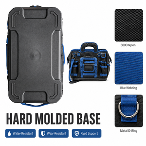 Bolsa de Herramientas para Electricista de Alta Resistencia, Parte Superior Abierta, Base Rígida, Múltiples Bolsillos, Organizador de Herramientas, Correa para Hombro, Fabricación OEM, Venta al Por Mayor Personalizada - Product Image 2