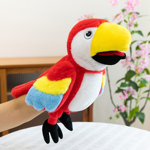 Marionnettes à main en peluche douces pour <span class=keywords><strong>ventriloque</strong></span>, animaux et oiseaux, pour l'interaction parent-enfant et le récit d'histoires, vente en gros - Product Image 3