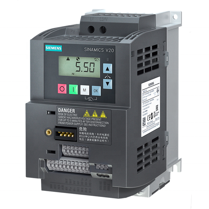 Siemens 1.5KW 1AC 230V no filter 6SL3210-5BB21-5UV1 SINAMICS V20 Frequency converter