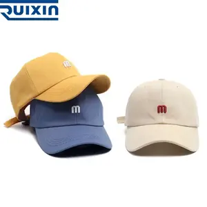 Wholesale Custom Logo Hat Gorras Adjustable Sports Caps Embroidery Customized Baseball Cap 100% Cotton Sports Visor Hat Sunshade