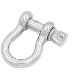 Stainless Steel 316 Large Bow Shackle in Mass Stock