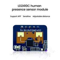 Module radar de détection de présence humaine à ondes millimétriques 24 GHz à faible consommation d'énergie Merrillchip, série LD2410 avec application BLE pour PCB