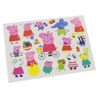 Autocollant de tatouage temporaire personnalisé pour enfants, non toxique, sûr, rouge, bleu, vert et or, fabriqué à partir de papier d'art