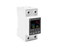 Medidor de Energía Digital Inteligente Monofásico de 220V CA con Pantalla Analógica y Digital, Riel DIN, Tuya WLAN, Interruptor Automático