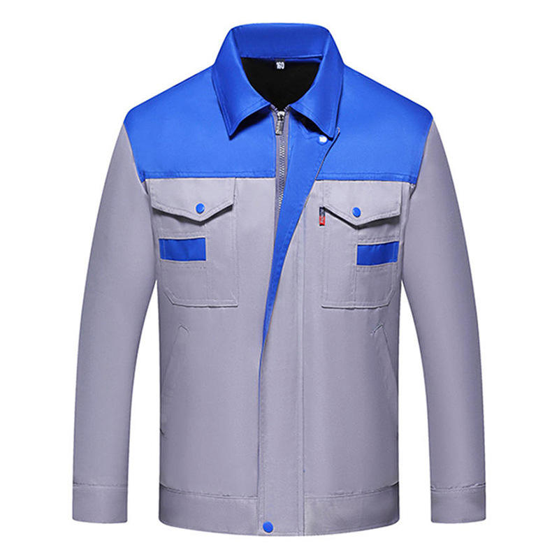 Azul arriba y gris abajo