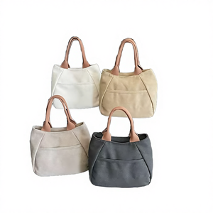 Waterproof Lightweight <b>Large</b> Capacity 6L <b>Canvas</b> Tote <b>Bag</b> for Girls Women Durable Double Strap Outdoor Portable Storage - Product Image 4