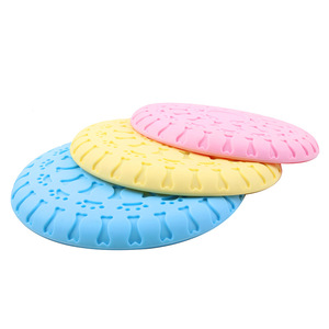 Multifunzione TPR durevole resistente ai morsi giocattolo interattivo per animali domestici rotondo antiscivolo Frisbeed Dog Outdoor Training - Product Image 2
