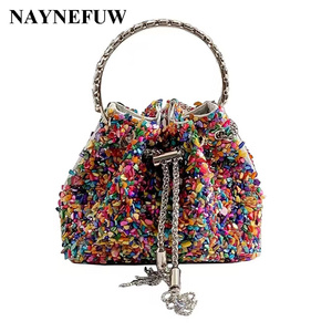 2024 Shenglu Mini püskül kova çanta taklidi dekor üst kolu, düğün için mükemmel gelin çanta, balo ve parti etkinlikleri - Product Image 2