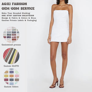 Abiti Estivi da Donna Personalizzati con Stampa Leopardata OEM all'Ingrosso Traspiranti Ecologici Mini per Feste e Club - Product Image 3