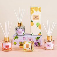 Ensemble diffuseur à bâtonnets, huile parfumée, désodorisant d'ambiance, décoration intérieure, parfum longue durée aux fruits, marque privée, vente en gros, fournitures hôtelières