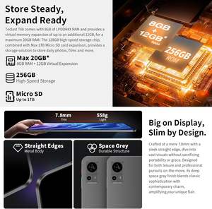 2025 नवीनतम 12 इंच का टैबलेट एंड्रॉइड 14 टैबलेट, 12 जीबी रैम 512 जीबी रोम डुअल 4 जी सेलुलर टैबलेट 8000 - Product Image 5