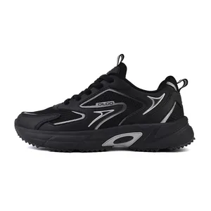QILOO High Style Sommer Sneakers für Herren Großhandel OEM New Fashion Casual Mesh PU Obere atmungsaktive schwarze Schuhe
