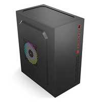 Boîtier d'ordinateur Meway Mid Tower en gros, compatible Micro ATX ITX, ports USB frontaux, pour bureau professionnel et PC de bureau DIY, en stock