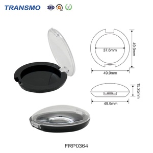 Boîte vide transparente pour fard à paupières, rouge à lèvres, blush, avec capuchon en cristal, marque privée - Product Image 2