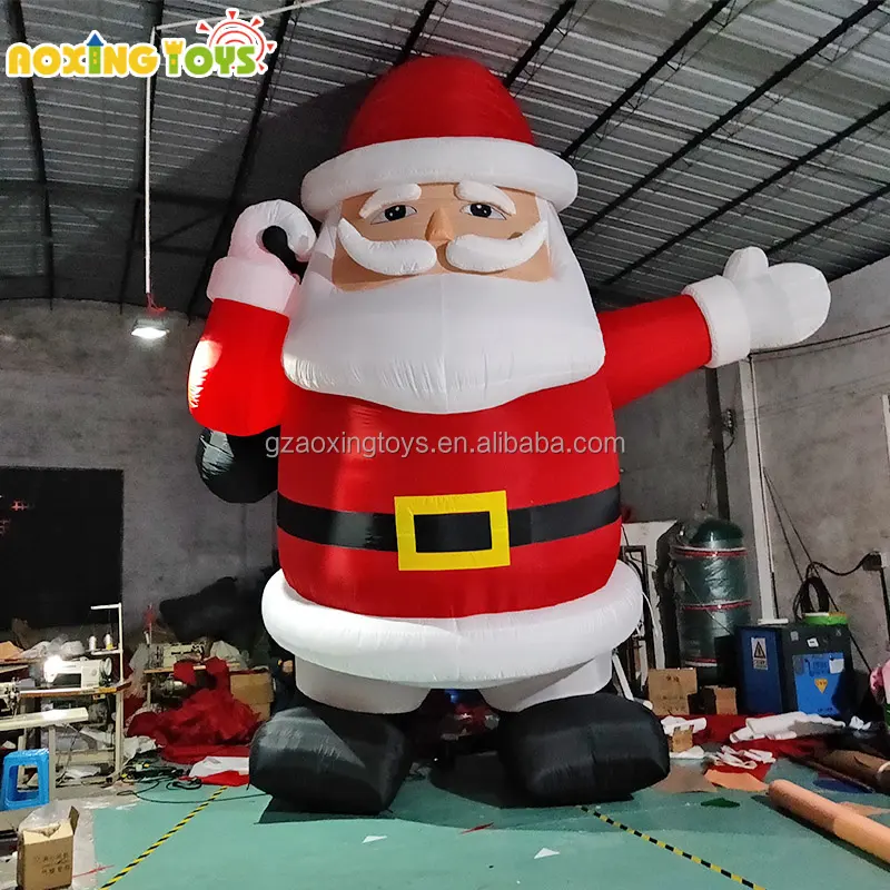 Giant Christmas Advertising Decoration Inflatable Santa Claus Cartoon Model For Outdoor Yard garden