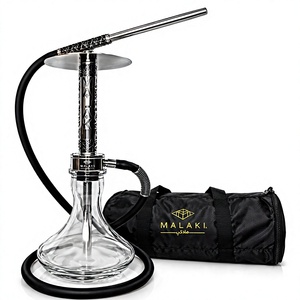 Juego de Cachimba Malaki Luxury Russian Clear Crystal Edition de 45 cm con Bolsa de Transporte – Venta al por Mayor - Product Image 1