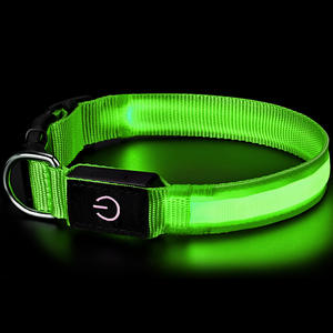<span class=keywords><strong>Collar</strong></span> de alta calidad con luces LED para perros y mascotas, <span class=keywords><strong>collar</strong></span> ajustable de poliéster que brilla en la noche para mascotas, perros, gatos, cachorros, <span class=keywords><strong>collar</strong></span> intermitente luminoso seguro - Product Image 6