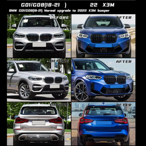 X3 G01 kit carrosserie pour <span class=keywords><strong>BMW</strong></span> X3 mise à niveau vers <span class=keywords><strong>X3M</strong></span> lifting lèvres avant pare-chocs avant pare-chocs arrière pièces de voiture kit de carrosserie - Product Image 6