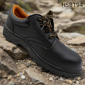 Scarpe Antinfortunistiche ZYF con Suola in Gomma Resistente, Prezzo Imbattibile, <span class=keywords><strong>per</strong></span> Ispezione Tubazioni, Stivali di Sicurezza in Pelle PU Nera HSB295 - Product Image 4