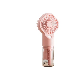 พัดลมพกพาแบบพับได้ ชาร์จผ่าน USB ปรับความเร็วได้ 3 ระดับ พร้อมระบบพ่นละอองนาโน สำหรับใช้งานกลางแจ้งและในรถยนต์ - Product Image 1